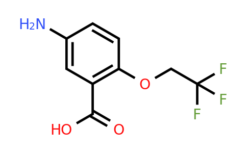 CAS 1096332-51-2 | 5-Amino-2-(2,2,2-trifluoroethoxy)benzoic acid