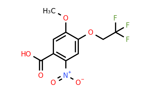 CAS 1096802-82-2 | 5-Methoxy-2-nitro-4-(2,2,2-trifluoroethoxy)benzoic acid