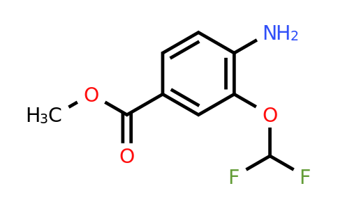 CAS 1096816-13-5 | Methyl 4-amino-3-(difluoromethoxy)benzoate