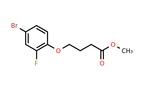 CAS 1096852-55-9 | methyl 4-(4-bromo-2-fluorophenoxy)butanoate