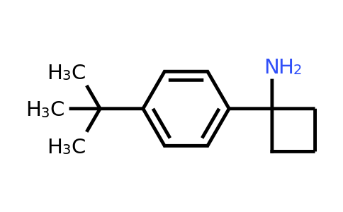CAS 1096853-41-6 | 1-(4-Tert-butylphenyl)cyclobutan-1-amine