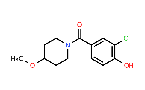 CAS 1096859-74-3 | 2-chloro-4-(4-methoxypiperidine-1-carbonyl)phenol