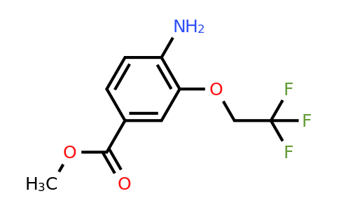 CAS 1096863-64-7 | Methyl 4-amino-3-(2,2,2-trifluoroethoxy)benzoate