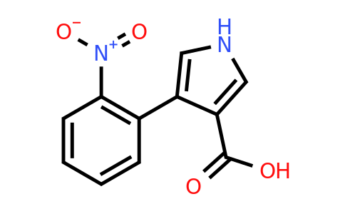 CAS 1096868-11-9 | 4-(2-Nitrophenyl)-1H-pyrrole-3-carboxylic acid