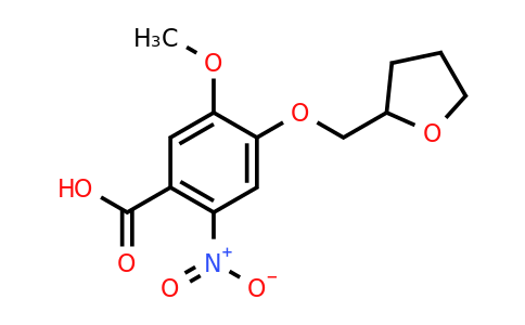 CAS 1096877-81-4 | 5-Methoxy-2-nitro-4-(oxolan-2-ylmethoxy)benzoic acid