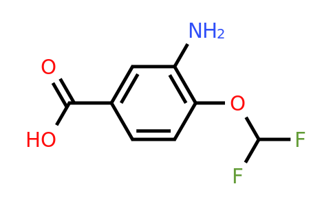 CAS 1096879-61-6 | 3-Amino-4-(difluoromethoxy)benzoic acid