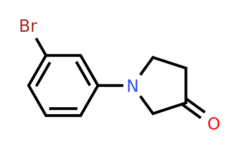CAS 1096881-40-1 | 1-(3-Bromophenyl)pyrrolidin-3-one
