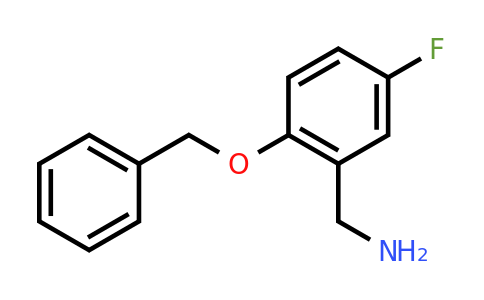 CAS 1096895-23-6 | (2-(Benzyloxy)-5-fluorophenyl)methanamine
