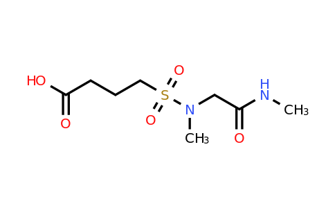 CAS 1096896-15-9 | 4-{methyl[(methylcarbamoyl)methyl]sulfamoyl}butanoic acid