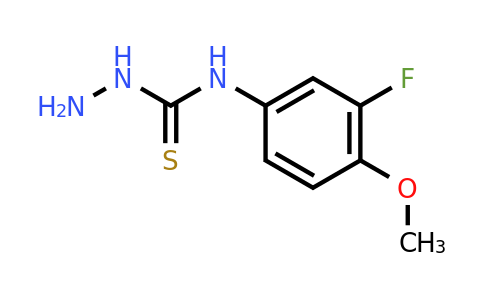 CAS 1096922-85-8 | 3-Amino-1-(3-fluoro-4-methoxyphenyl)thiourea