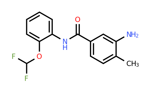 CAS 1096935-51-1 | 3-Amino-N-(2-(difluoromethoxy)phenyl)-4-methylbenzamide