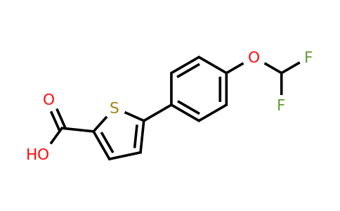 CAS 1096977-35-3 | 5-[4-(Difluoromethoxy)phenyl]thiophene-2-carboxylic acid