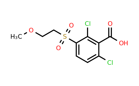 CAS 1096985-24-8 | 2,6-Dichloro-3-(2-methoxyethanesulfonyl)benzoic acid