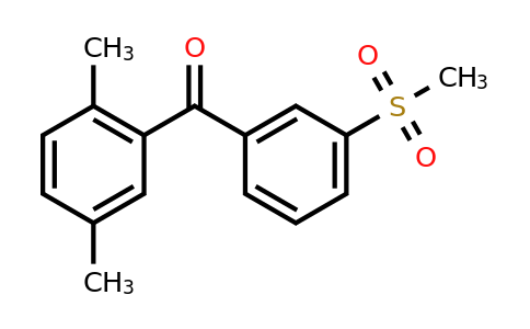 CAS 1097016-69-7 | (2,5-Dimethylphenyl)(3-methanesulfonylphenyl)methanone