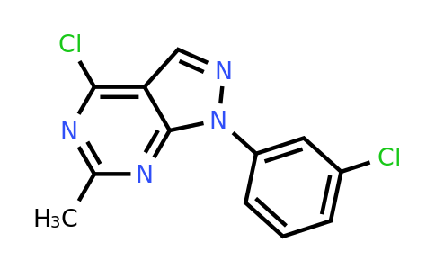 CAS 1097064-70-4 | 4-Chloro-1-(3-chlorophenyl)-6-methyl-1H-pyrazolo[3,4-d]pyrimidine