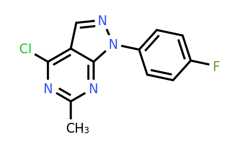 CAS 1097095-32-3 | 4-Chloro-1-(4-fluorophenyl)-6-methyl-1H-pyrazolo[3,4-d]pyrimidine