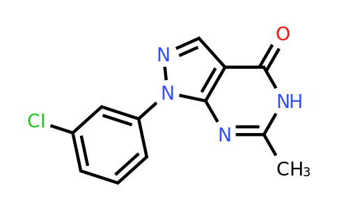 CAS 1097095-35-6 | 1-(3-Chlorophenyl)-6-methyl-1H,4H,5H-pyrazolo[3,4-d]pyrimidin-4-one