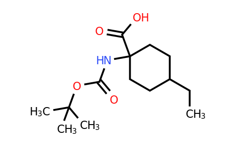 CAS 1097135-66-4 | 1-([(Tert-butoxy)carbonyl]amino)-4-ethylcyclohexane-1-carboxylic acid