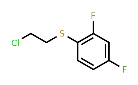 CAS 1097168-39-2 | 1-[(2-Chloroethyl)sulfanyl]-2,4-difluorobenzene