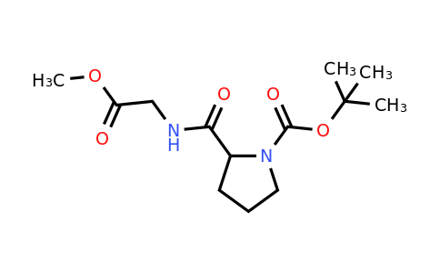 CAS 1097194-13-2 | tert-butyl 2-[(2-methoxy-2-oxoethyl)carbamoyl]pyrrolidine-1-carboxylate