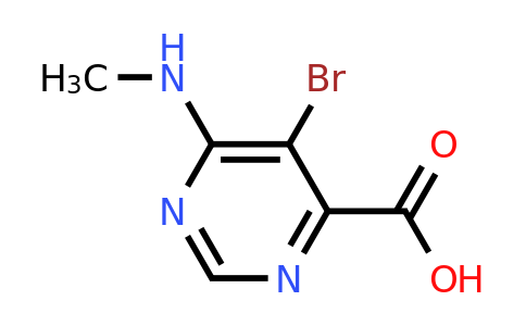 CAS 1097250-98-0 | 5-Bromo-6-(methylamino)pyrimidine-4-carboxylic acid