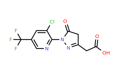 CAS 1097785-66-4 | 2-{1-[3-chloro-5-(trifluoromethyl)pyridin-2-yl]-5-oxo-4,5-dihydro-1H-pyrazol-3-yl}acetic acid