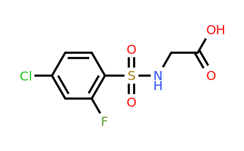 CAS 1097796-13-8 | 2-(4-chloro-2-fluorobenzenesulfonamido)acetic acid