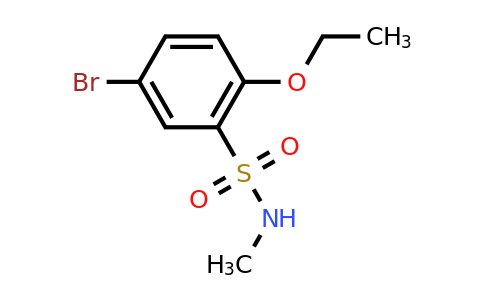 CAS 1097815-33-2 | 5-Bromo-2-ethoxy-N-methylbenzene-1-sulfonamide