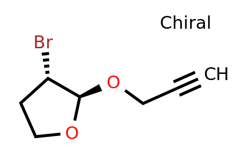 CAS 109789-15-3 | (2R,3S)-3-Bromo-2-(prop-2-yn-1-yloxy)tetrahydrofuran