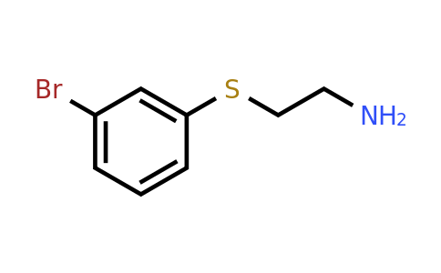 CAS 1098070-03-1 | 2-((3-Bromophenyl)thio)ethanamine