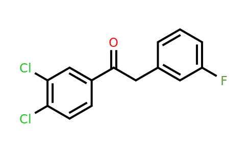 CAS 1098344-00-3 | 1-(3,4-Dichlorophenyl)-2-(3-fluorophenyl)ethan-1-one