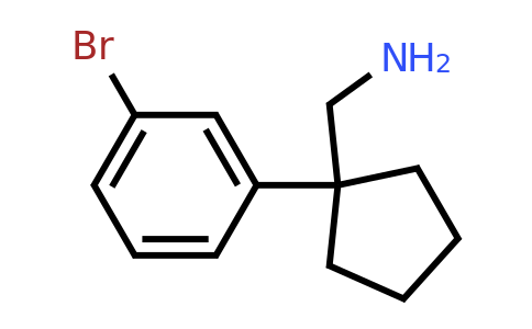 CAS 1098349-33-7 | [1-(3-bromophenyl)cyclopentyl]methanamine