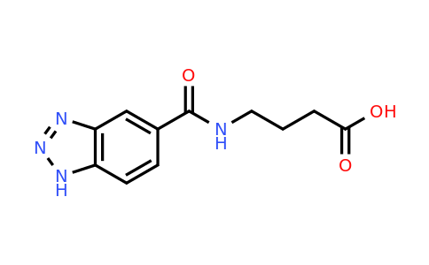 CAS 1098365-67-3 | 4-[(1H-1,2,3-benzotriazol-5-yl)formamido]butanoic acid