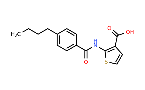 CAS 1098375-06-4 | 2-(4-Butylbenzamido)thiophene-3-carboxylic acid
