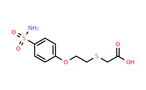 CAS 1098390-88-5 | 2-{[2-(4-sulfamoylphenoxy)ethyl]sulfanyl}acetic acid