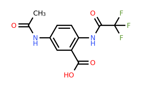 CAS 1098397-49-9 | 5-Acetamido-2-(trifluoroacetamido)benzoic acid