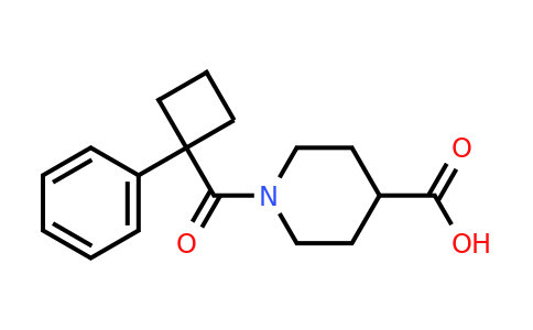CAS 1099048-69-7 | 1-(1-Phenylcyclobutanecarbonyl)piperidine-4-carboxylic acid
