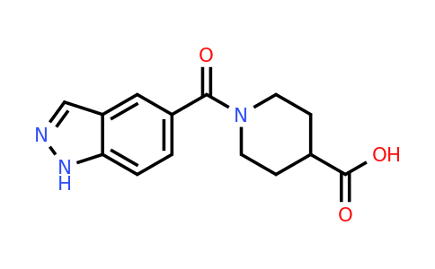 CAS 1099083-58-5 | 1-(1H-Indazole-5-carbonyl)piperidine-4-carboxylic acid