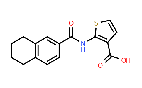 CAS 1099118-88-3 | 2-(5,6,7,8-Tetrahydronaphthalene-2-amido)thiophene-3-carboxylic acid