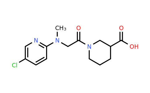 CAS 1099164-84-7 | 1-{2-[(5-chloropyridin-2-yl)(methyl)amino]acetyl}piperidine-3-carboxylic acid