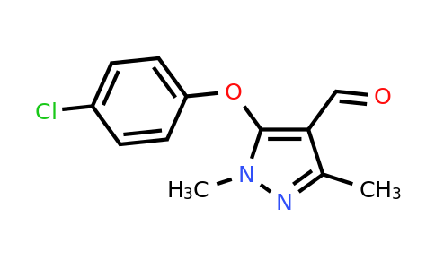CAS 109925-13-5 | 5-(4-chlorophenoxy)-1,3-dimethyl-1H-pyrazole-4-carbaldehyde