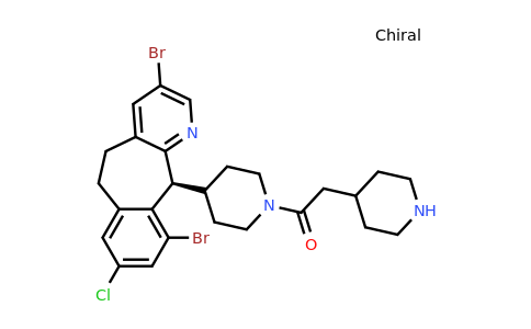 1-{4-[(2S)-6,15-dibromo-13-chloro-4-azatricyclo[9.4.0.0³,⁸]pentadeca-1(15),3,5,7,11,13-hexaen-2-yl]piperidin-1-yl}-2-(piperidin-4-yl)ethan-1-one