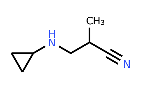CAS 1099649-53-2 | 3-(cyclopropylamino)-2-methylpropanenitrile