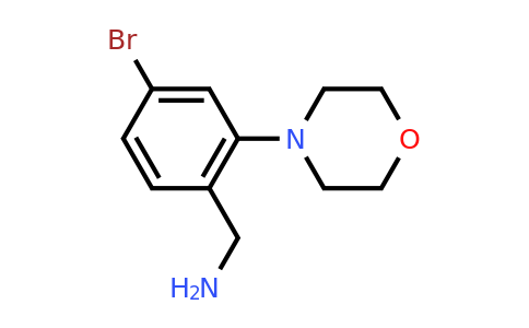 CAS 1099668-39-9 | [4-bromo-2-(morpholin-4-yl)phenyl]methanamine