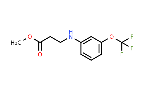 CAS 1099680-30-4 | methyl 3-{[3-(trifluoromethoxy)phenyl]amino}propanoate