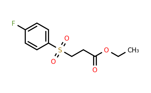 CAS 1099681-75-0 | Ethyl 3-(4-fluorobenzenesulfonyl)propanoate