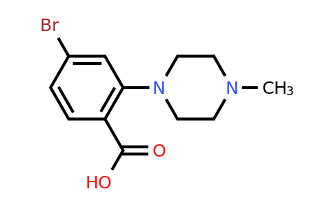 CAS 1099687-04-3 | 4-bromo-2-(4-methylpiperazin-1-yl)benzoic acid