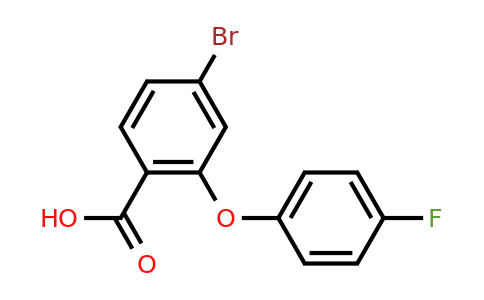CAS 1099687-77-0 | 4-Bromo-2-(4-fluorophenoxy)benzoic acid