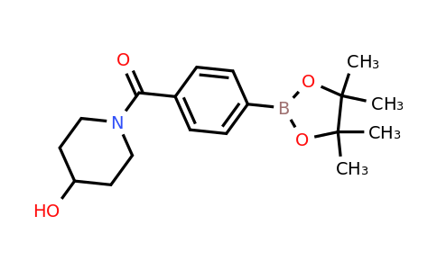 CAS 1100094-82-3 | (4-Hydroxypiperidin-1-YL)(4-(4,4,5,5-tetramethyl-1,3,2-dioxaborolan-2-YL)phenyl)methanone