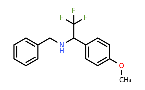 CAS 1100245-50-8 | benzyl[2,2,2-trifluoro-1-(4-methoxyphenyl)ethyl]amine